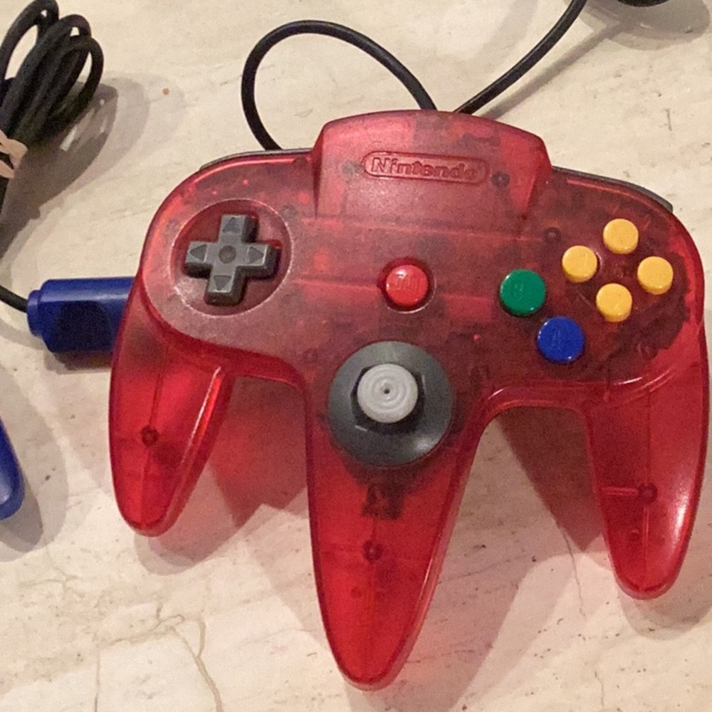 Nintendo 64 Console & 2 Controllers & Mario Kart N64 Game Authentic Original OEM - Picture 13 of 16